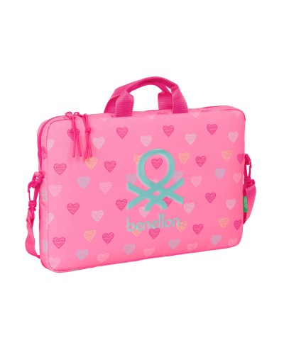 Funda para portatil 156 safta benetton heart 270x400x40 mm