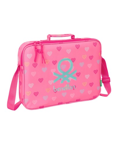 Cartera escolar safta extraescolares benetton heart 280x380x60 mm