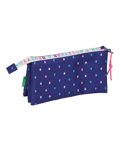 Bolso escolar portatodo safta triple benetton drop 120x220x30 mm