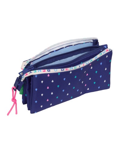 Bolso escolar portatodo safta triple benetton drop 120x220x30 mm