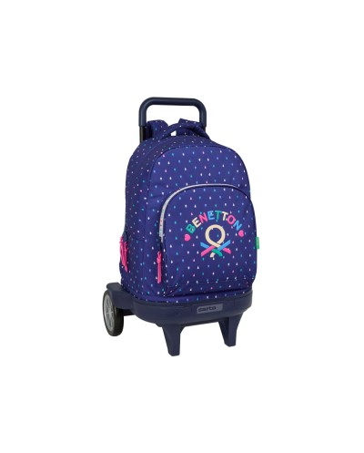 Mochila safta grande con ruedas compact evolution extraible benetton drop 450x330x220 mm