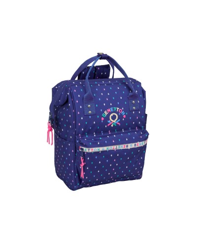 Mochila safta con asas para portatil 13 benetton drop 400x270x190 mm