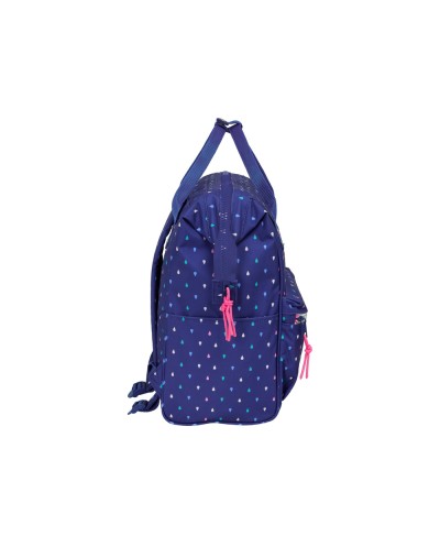 Mochila safta con asas para portatil 13 benetton drop 400x270x190 mm