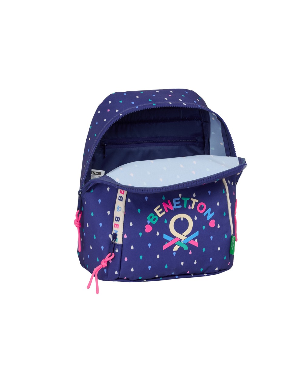 Mochila safta mini benetton drop 300x250x130 mm