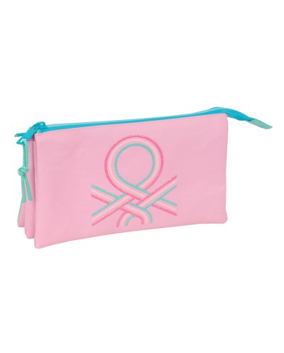 Bolso escolar portatodo safta triple benetton dolce 120x220x30 mm