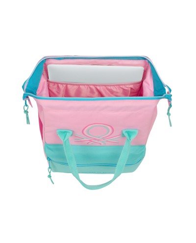Mochila safta con asas para portatil 13 benetton dolce 400x270x190 mm