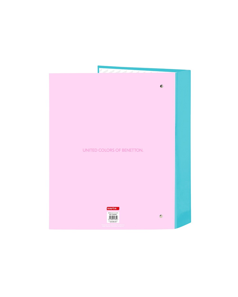 Carpeta carton folio 4 anillas safta lomo ancho benetton dolce