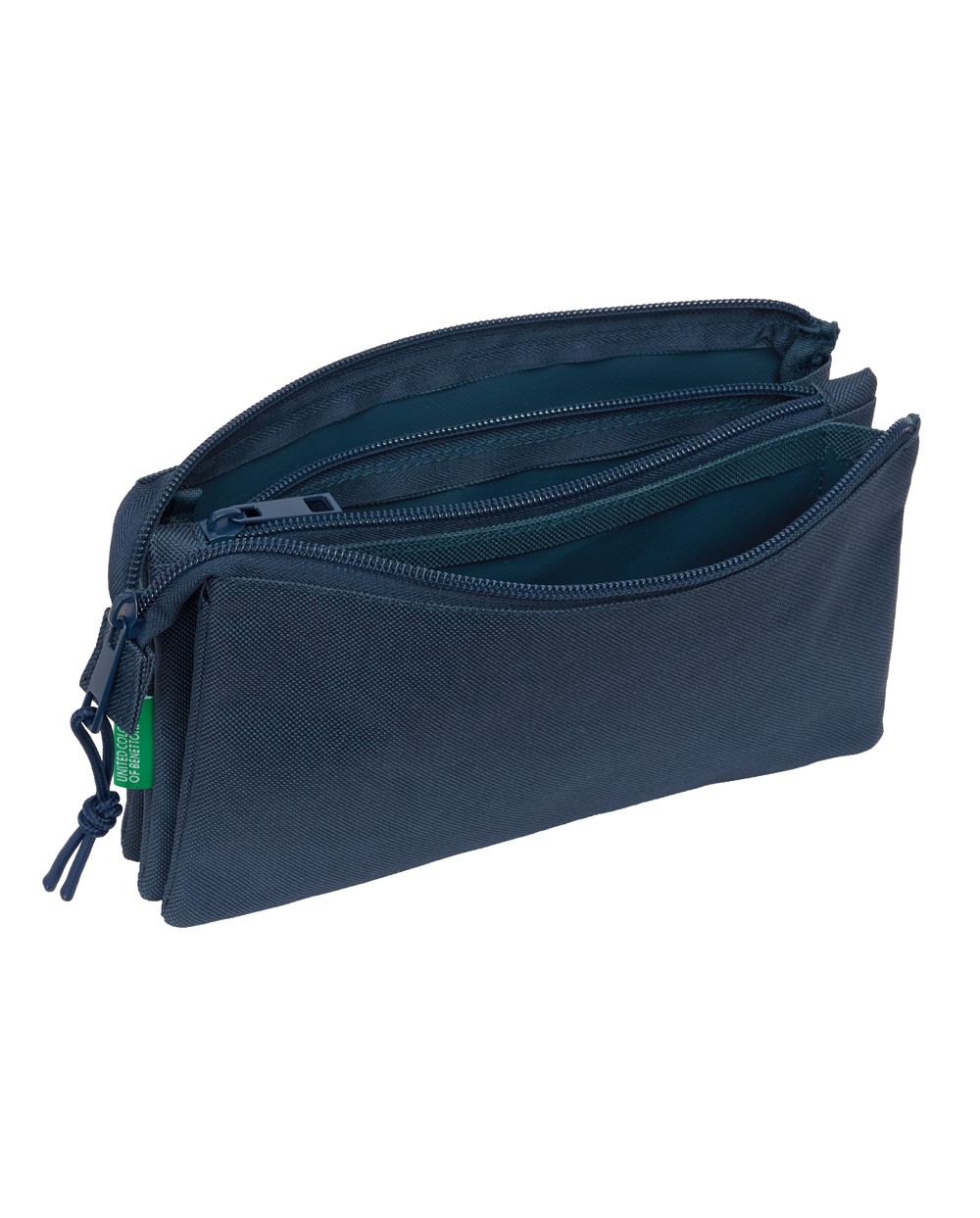 Bolso escolar portatodo safta triple benetton basics 120x220x30 mm