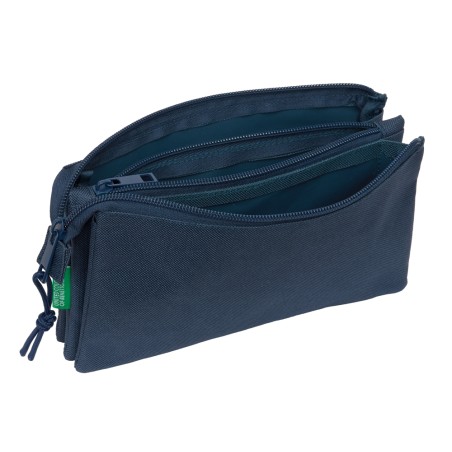 Bolso escolar portatodo safta triple benetton basics 120x220x30 mm