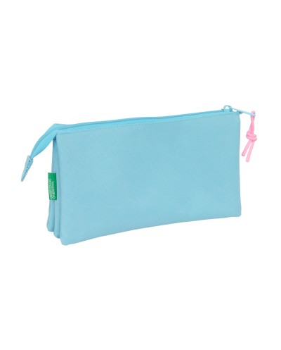 Bolso escolar portatodo safta triple benetton basics 120x220x30 mm