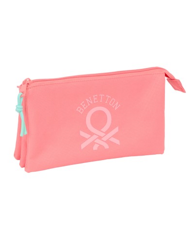 Bolso escolar portatodo safta triple benetton basics 120x220x30 mm