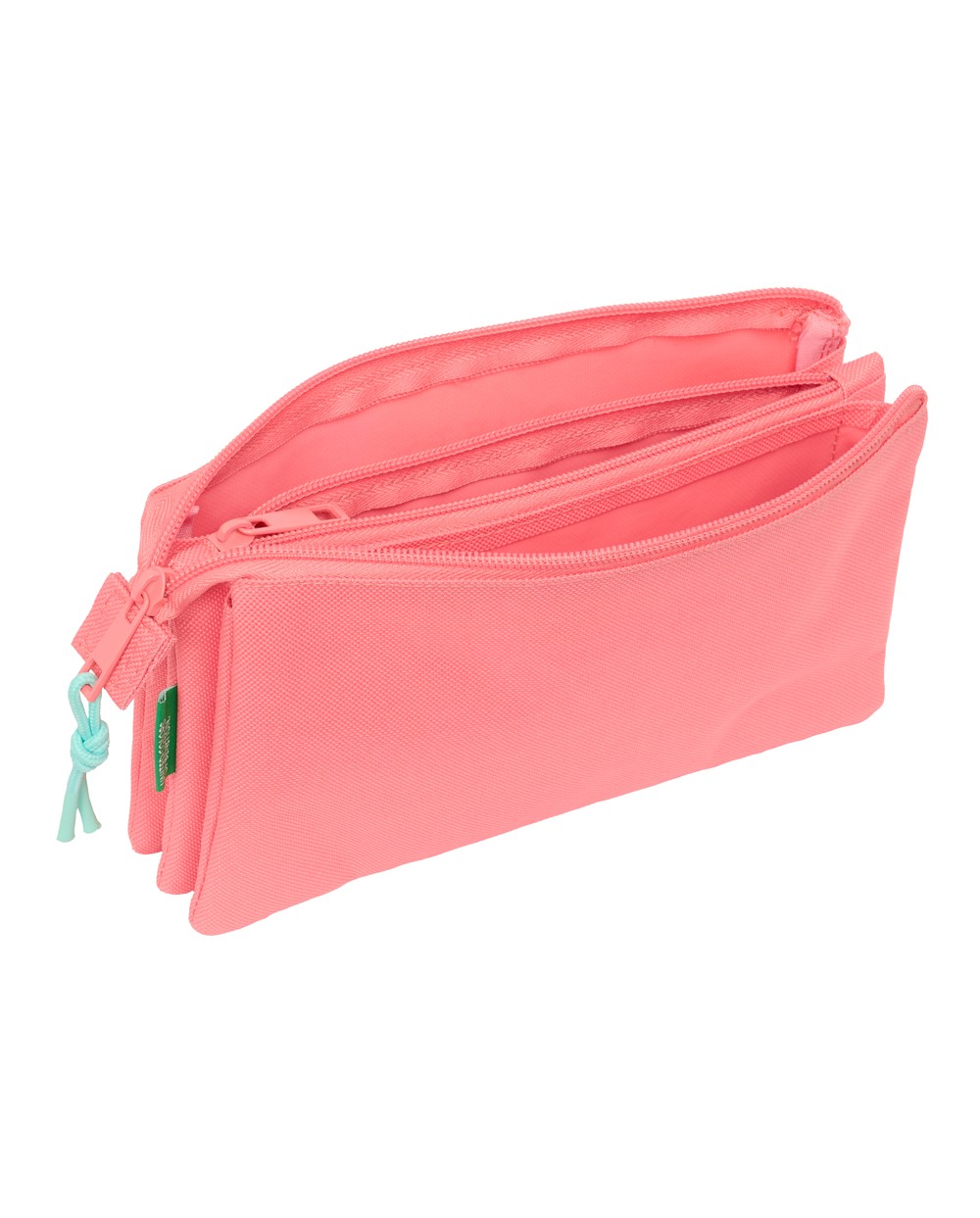 Bolso escolar portatodo safta triple benetton basics 120x220x30 mm