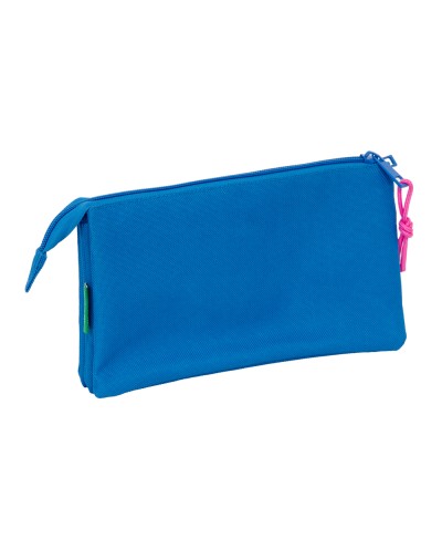 Bolso escolar portatodo safta triple benetton basics 120x220x30 mm