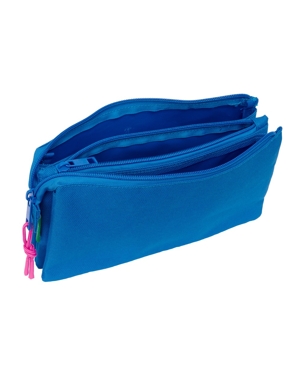 Bolso escolar portatodo safta triple benetton basics 120x220x30 mm