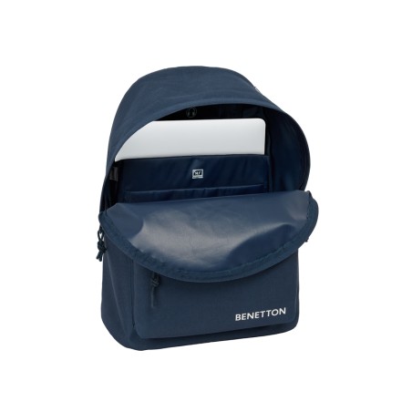 Mochila safta para portatil 141 benetton basics 410x310x160 mm