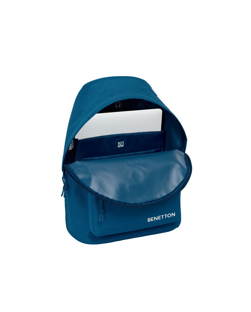Mochila safta para portatil 141 benetton basics 410x310x160 mm