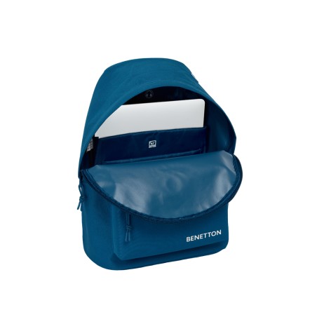 Mochila safta para portatil 141 benetton basics 410x310x160 mm