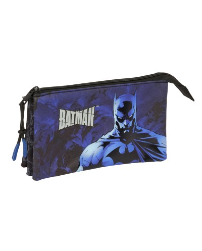 Bolso escolar portatodo safta triple batman 120x220x30 mm
