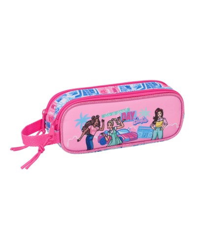 Bolso escolar portatodo safta doble cremallera barbie 80x210x60 mm