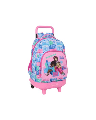 Mochila safta grande con ruedas compact extraible barbie 450x330x220 mm