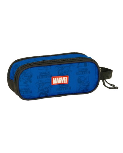 Bolso escolar portatodo safta doble cremallera avengers 80x210x60 mm
