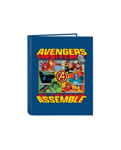 Carpeta carton folio 4 anillas mixtas safta avengers