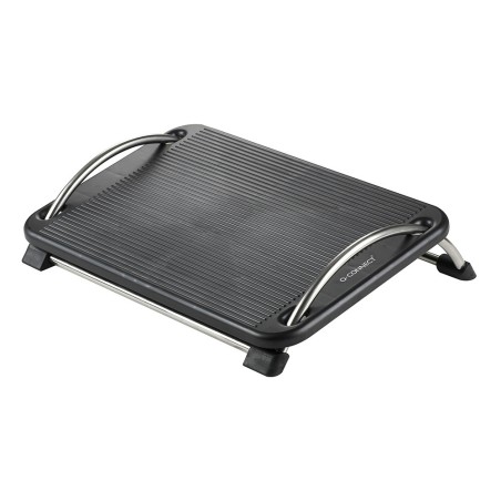 Reposapies plastico q connect antideslizante con barras de acero 434x330x105 mm