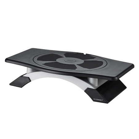 Soporte q connect para monitor con plataforma giratoria ajustable dos alturas 411x287x99 mm