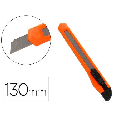 Cuter carlin plastico estrecho cuchilla 9 mm blister 1 unidad