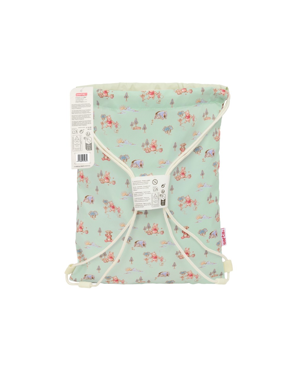 Saco plano safta junior winnie the pooh 340x260x10 mm