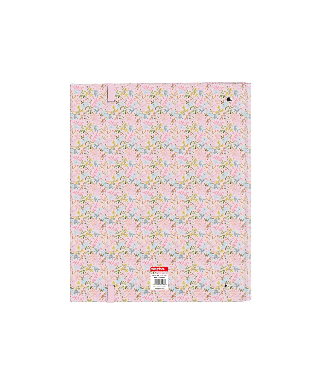 Carpeta con recambio safta din a4 cuadro 5 mm con goma y separadores vicky martin berrocal