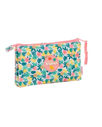 Bolso escolar portatodo safta triple vaiana 120x220x30 mm