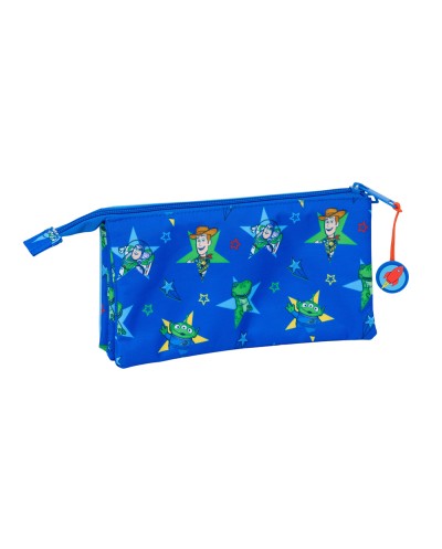 Bolso escolar portatodo safta triple cremallera toy story good vibes 120x220x30 mm