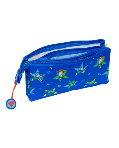 Bolso escolar portatodo safta triple cremallera toy story good vibes 120x220x30 mm