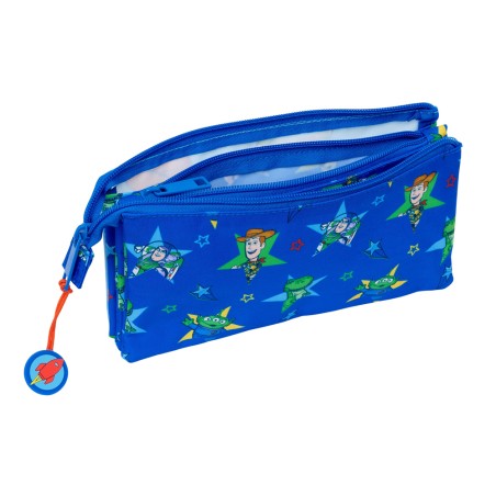 Bolso escolar portatodo safta triple cremallera toy story good vibes 120x220x30 mm