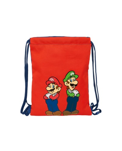 Saco plano safta junior super mario mamma mia 340x260x10 mm