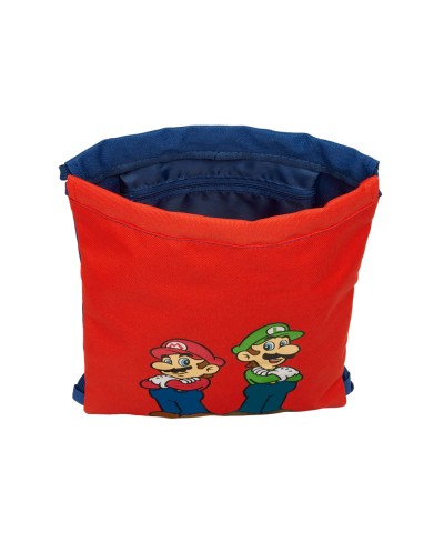 Saco plano safta junior super mario mamma mia 340x260x10 mm