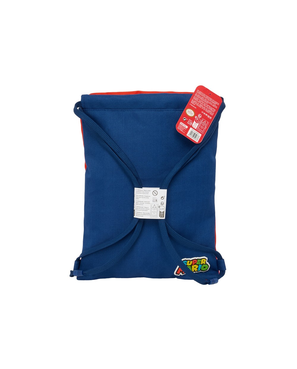 Saco plano safta junior super mario mamma mia 340x260x10 mm