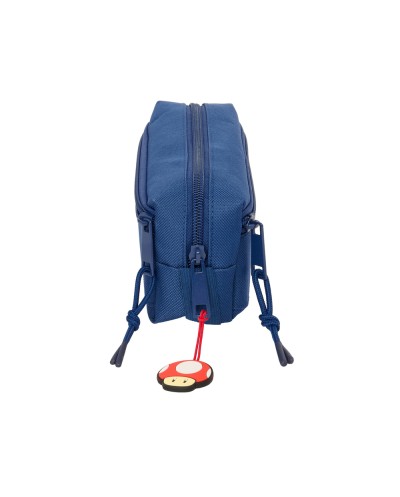 Bolso escolar portatodo safta triple pequeno con goma elastica super mario mamma mia 85x220x60 mm