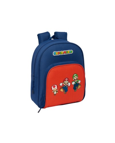 Mochila safta junior adaptable a carro super mario mamma mia 380x320x120 mm