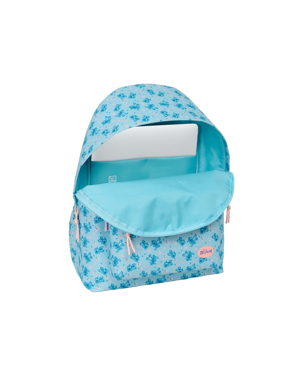 Mochila safta infantil con bolsillos adaptable a carro stitch ohana 340x260x110 mm