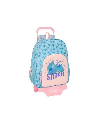 Mochila 185 safta con carro 705 stitch ohana 340x260x110 mm
