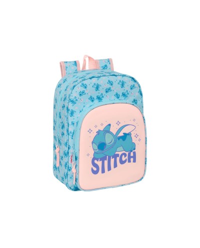 Mochila safta junior adaptable a carro stitch ohana 380x320x120 mm