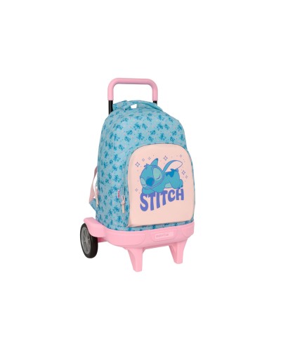 Mochila safta grande con ruedas compact evolution extraible stitch ohana 450x330x220 mm