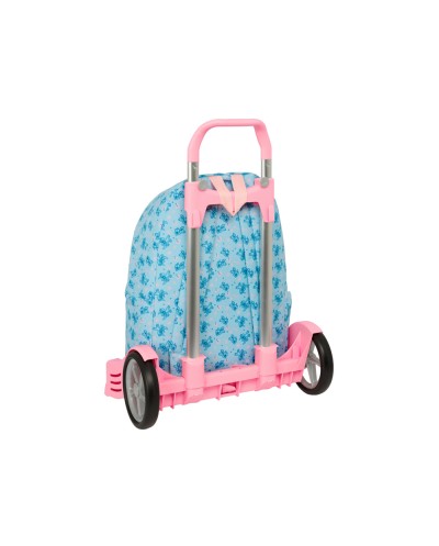 Mochila 775 safta con carro evolution stitch ohana 430x310x130 mm