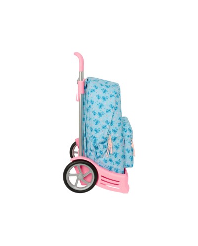 Mochila 775 safta con carro evolution stitch ohana 430x310x130 mm