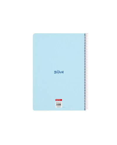 Cuaderno espiral safta folio 80h 60gr cuadro 4 mm tapa extradura stitch ohana