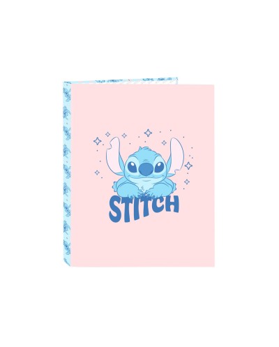 Carpeta carton folio 4 anillas mixtas safta stitch ohana