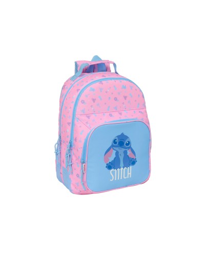 Mochila safta doble con cantoneras adaptable a carro stitch bright 420x320x150 mm