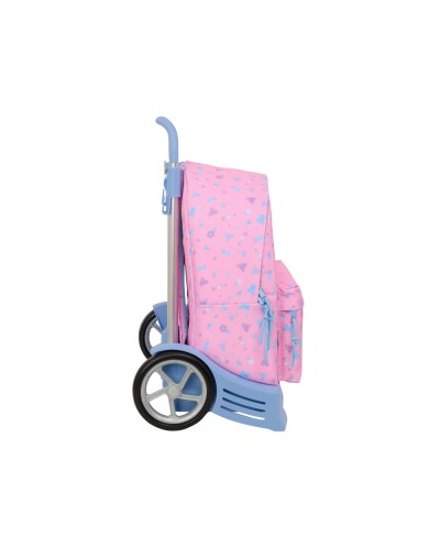 Mochila 774 safta con carro evolution stitch bright 420x330x150 mm